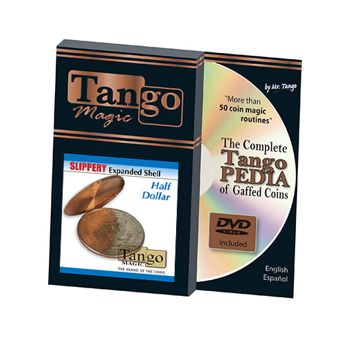 비앤비매직(BNBMAGIC) - 익스펜디드쉘/하프달러/DVD포함(Tango)[동전마술/클로즈업]마술도구/마술용품/비앤비매직