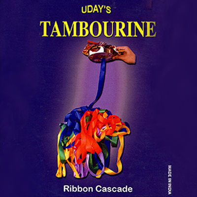 비앤비매직(BNBMAGIC) - 매직탬버린(Tamborine Brass Plated with Ribbon by Uday)[스테이지/학예회/장기자랑]마술도구/마술용품/비앤비매직