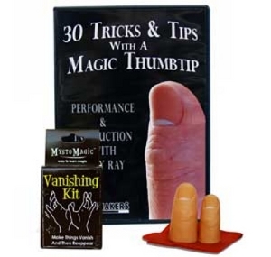 비앤비매직(BNBMAGIC) - 30 Tricks &amp; Tips With A Magic Thumbtip(덤팁/DVD)
