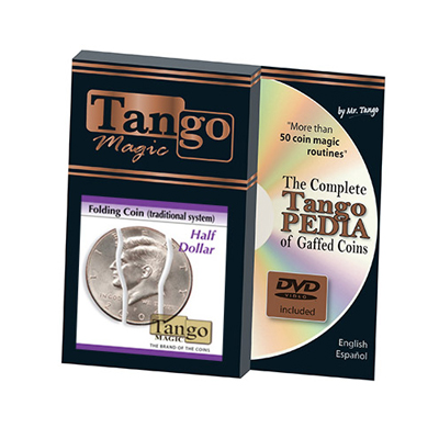 하프달러폴딩코인「 탱고사의 하프달러 폴딩코인입니다. 」(Folding Coin Half Dollar By Tango)[동전마술/클로즈업]마술도구/마술용품/마술배우기